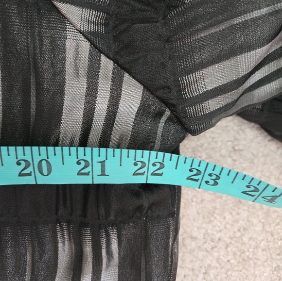 CARBONE Crinkle Ruffle Collar Lightweight Jacket. Size 48/ 16US - Picture 11 of 13